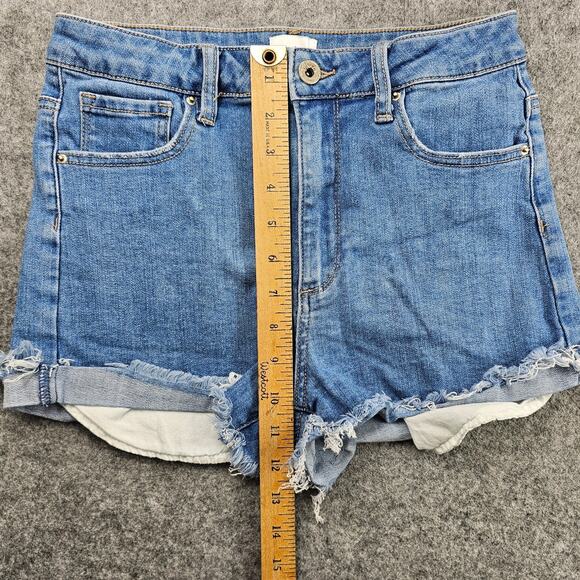 Womens Denim Shorts 26 inch Special A Los Angeles Cutoff Exposed Pockets - Picture 7 of 11